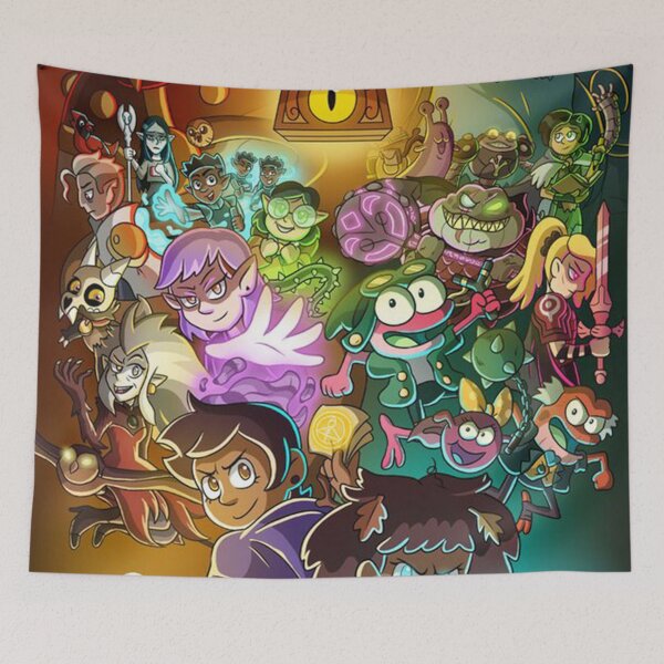Item preview, The Owl House x Amphibia Poster designed and sold by Thobarajash.