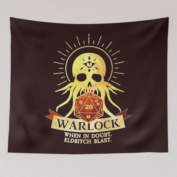 Item preview, Warlock When In Doubt, Eldritch Blast Classic T-Shirt designed and sold by DENISEIAWILL.
