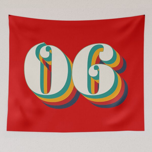 Item preview, Number 6 designed and sold by Texterns.