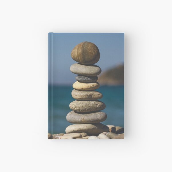 Small Cairn By The Sea Hardcover Journal