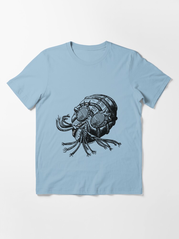 T-shirt essentiel for Sale avec l'œuvre « Dessin au trait Steampunk  Ostracode (crustacé) » de l'artiste Bridget Vincent