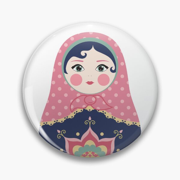 Item preview, Russian Doll Pink and Blue designed and sold by StudioShine.