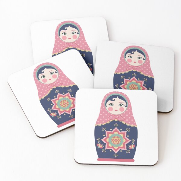 Item preview, Russian Doll Pink and Blue designed and sold by StudioShine.