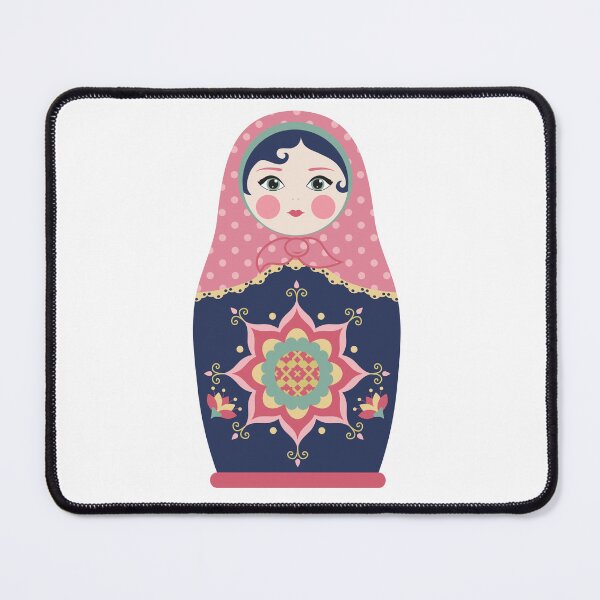 Item preview, Russian Doll Pink and Blue designed and sold by StudioShine.