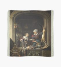 Gerrit Dou - A Poulterers Shop Scarf