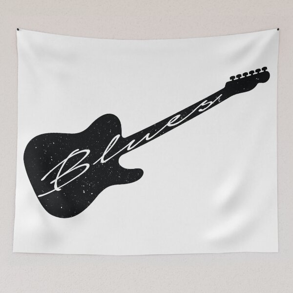 Item preview, Blues T-shirt Funny Guitar Music designed and sold by quickkaart.