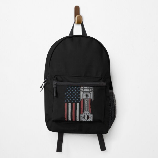 Item preview, Piston American Flag Car Enthusiast US Mechanic Gift  designed and sold by alenaz.