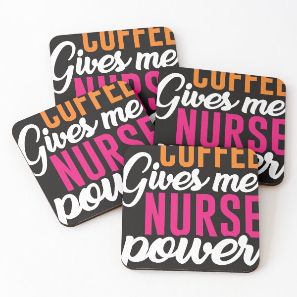 Item preview, Coffee Gives Me Nurse Power designed and sold by RED FIR.