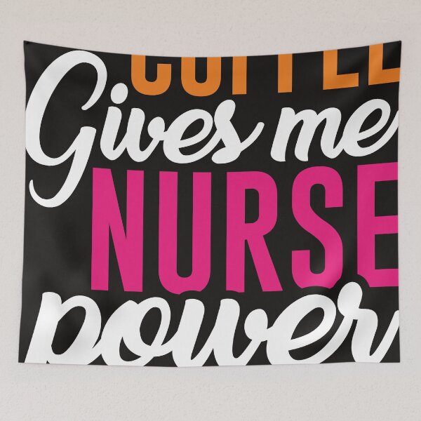 Item preview, Coffee Gives Me Nurse Power designed and sold by RED FIR.