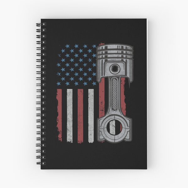 Item preview, Piston American Flag Car Enthusiast US Mechanic Gift  designed and sold by alenaz.