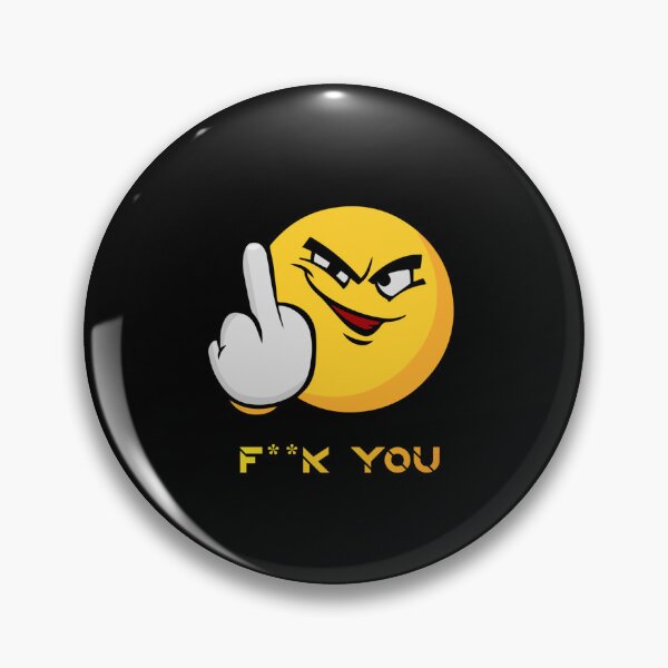 Item preview, Fuck you emoji    (1) designed and sold by BellaArtCrafts.