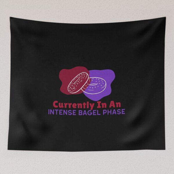 Item preview, Currently In An Intense Bagel Phase - Breakfast Bagel Design designed and sold by Shirtlify.