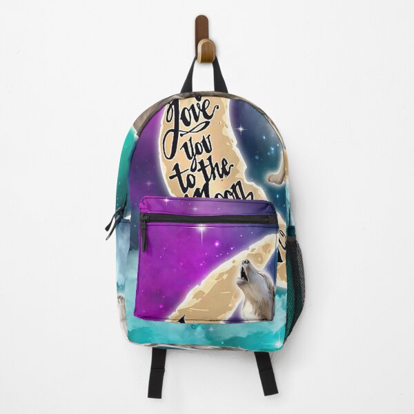 Item preview, Love You To The Moon And Back Wolf designed and sold by AniyahDuBuque.