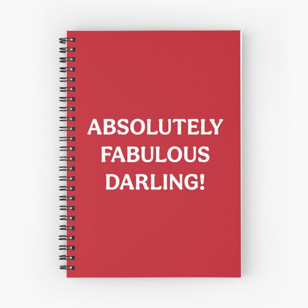 Item preview, Absolutely Fabulous Darling (White Red) designed and sold by ToluaPrints.
