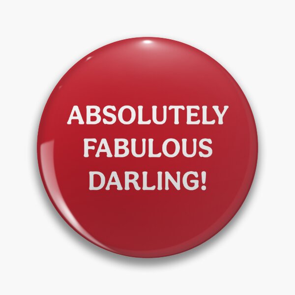 Item preview, Absolutely Fabulous Darling (White Red) designed and sold by ToluaPrints.