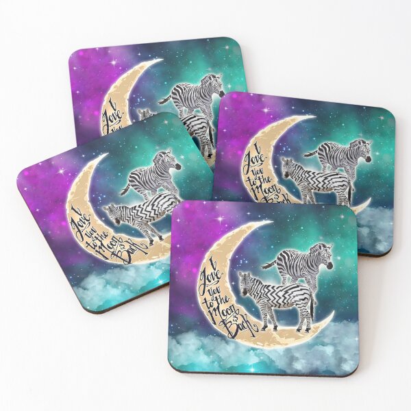 Item preview, Love You To The Moon And Back Zebra designed and sold by AniyahDuBuque.