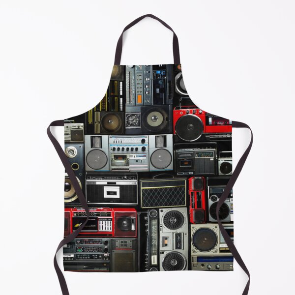 Artikelvorschau, Vintage-Wand voller Radio-Boombox entworfen und verkauft von AniyahDuBuque.