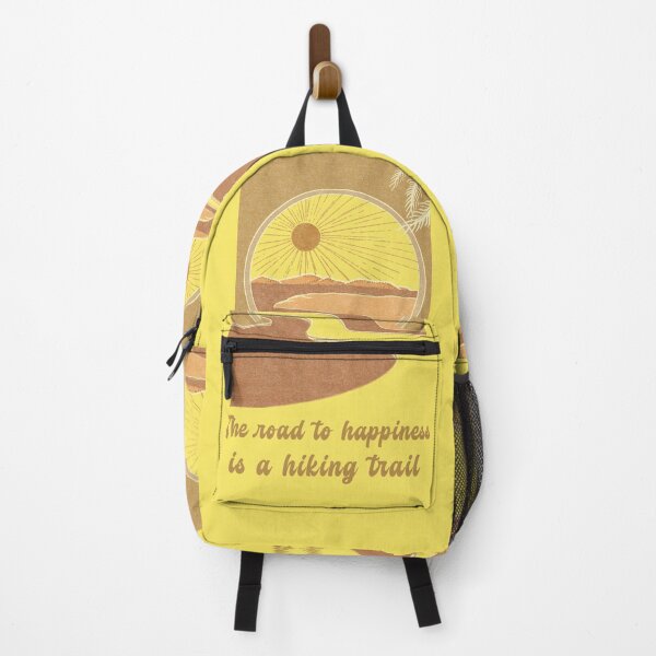 Item preview, The Road To Happiness Is A Hiking Trail. Beautiful Hiking Nature Scenery designed and sold by Rebel-Design.