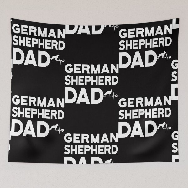 Item preview, German Shepherd Dad Heartbeat  Classic T-Shirt designed and sold by KylaBradtke.