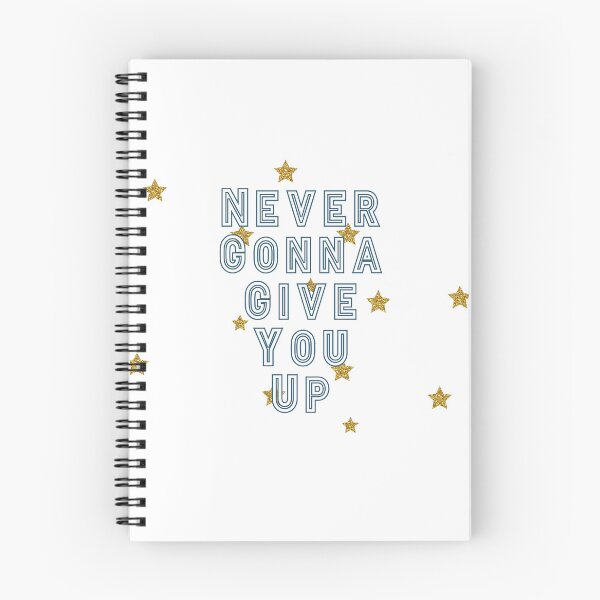 Item preview, Never Gonna Give You Up Text + Stars designed and sold by KMGraphics99.