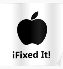 iFixed It Apple Poster