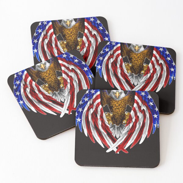 Item preview, Bald Eagle American Flag Classic T-Shirt designed and sold by LAURIEVARGAS02.