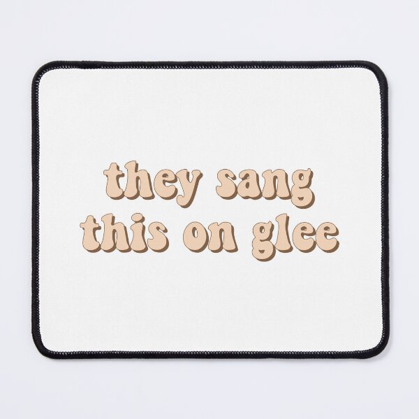 Item preview, They Sang This on Glee designed and sold by cooolvibe.