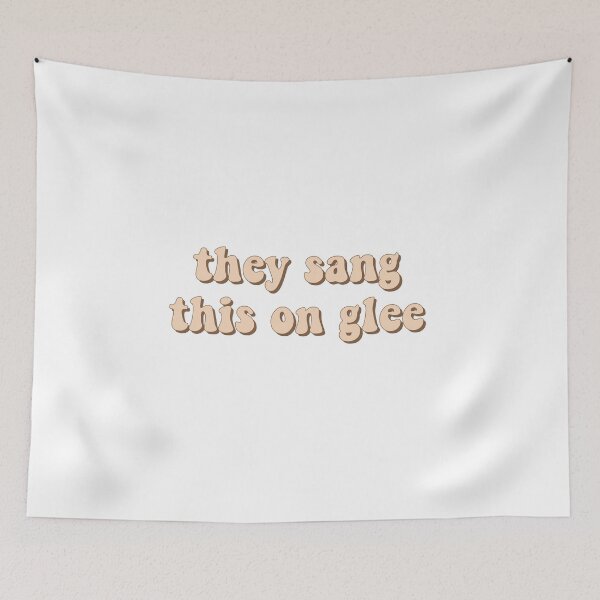 Item preview, They Sang This on Glee designed and sold by cooolvibe.