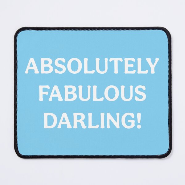 Item preview, Absolutely Fabulous Darling (White Light Blue) designed and sold by ToluaPrints.