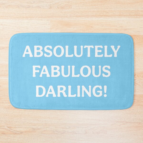Item preview, Absolutely Fabulous Darling (White Light Blue) designed and sold by ToluaPrints.