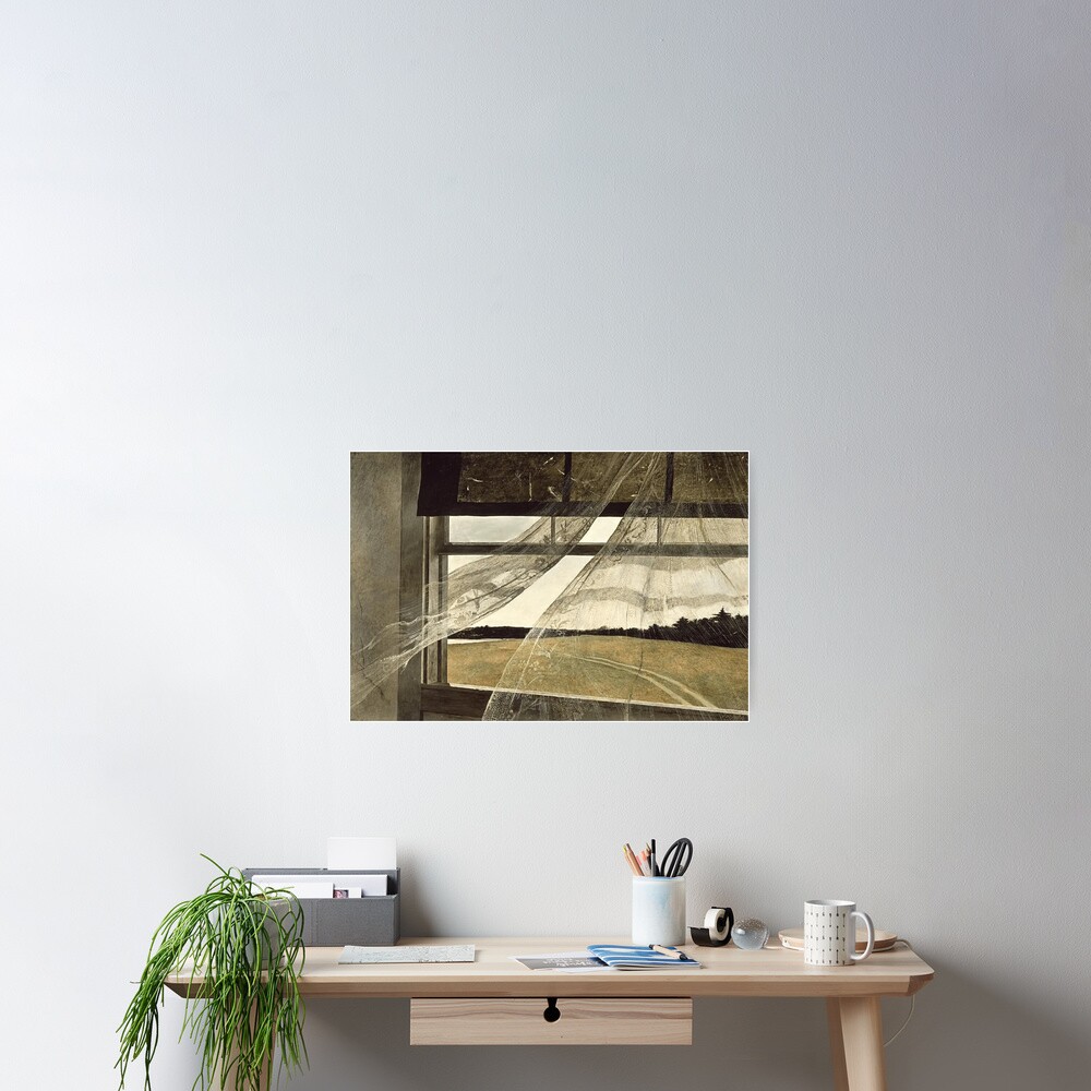 Wind From The Sea Andrew Wyeth Poster For Sale By CalvinRSmitha   Cposter,small,square Product,1000x1000.2 