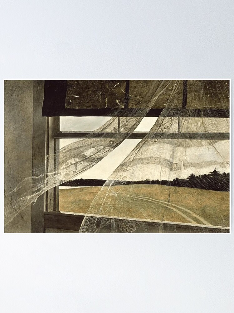 Wind From The Sea Andrew Wyeth Poster For Sale By CalvinRSmitha   Fposter,small,wall Texture,product,750x1000 