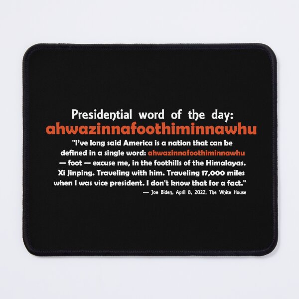 Item preview, Joe's word of the day is: ahwazinnafoothiminnawhu designed and sold by ValorMediaworks.