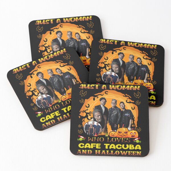 Item preview, Just A Woman Who Loves Tacuba  And Halloween designed and sold by RhondaWinning.