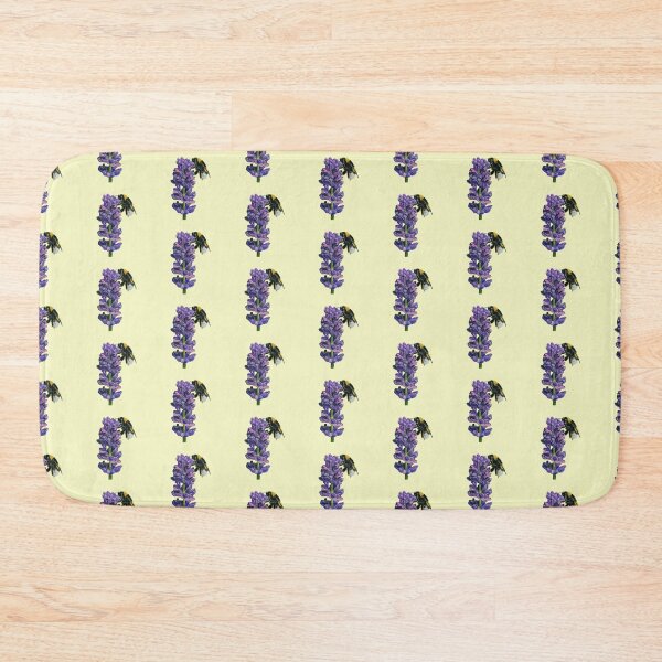 Item preview, Bumblebee - Honey Bee - Bee art - Lavender - Bee decor - Bumblebee decor designed and sold by IslesArt.