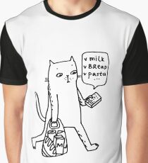 Shopping cat Graphic T-Shirt
