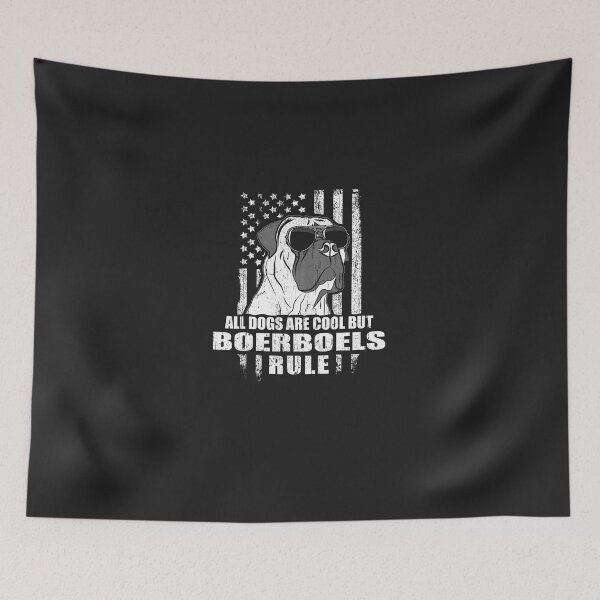 Item preview, Dogs are Cool Boerboels Rule Vintage Retro T-Shirt designed and sold by augetjalegrei.