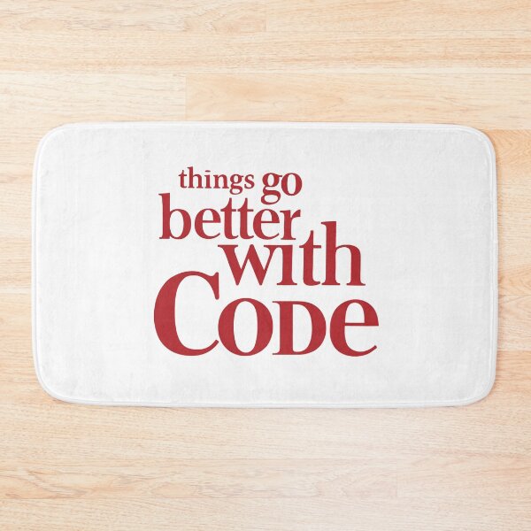 Artikelvorschau, Things Go Better With Code - Vom Softdrink-Slogan inspiriertes Computer-Codierungsdesign! entworfen und verkauft von CoupleCrafters.