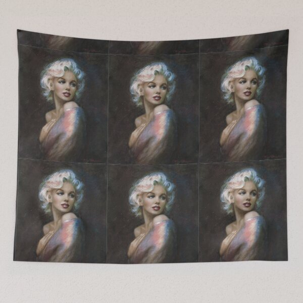 Item preview, Marilyn Romantic W'W 4 blue designed and sold by TheoDanella.