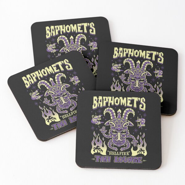 Item preview, Baphomet  Hellfire Tiki Lounge  Occult  Surfing designed and sold by MaiDenSD.