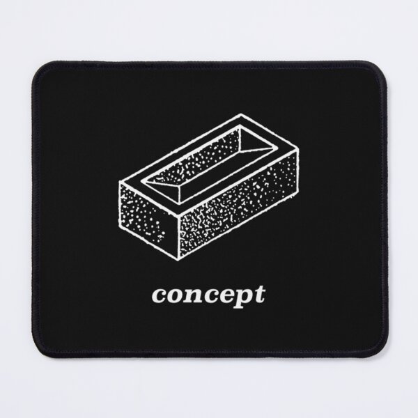 Item preview, Brick Concept after Deleuze white on black version designed and sold by MaiDenSD.