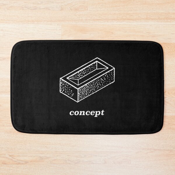 Item preview, Brick Concept after Deleuze white on black version designed and sold by MaiDenSD.