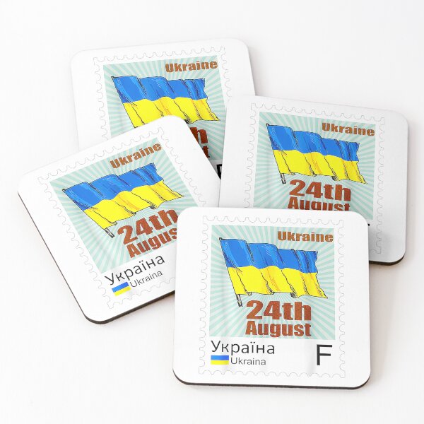 Item preview, Vintage Ukraine Postage Stamp Flag Pride Mother's Day designed and sold by KippyMcCall.