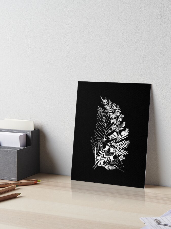 The Last of Us Part 2 Ellie's tattoo black and white | Art Board Print