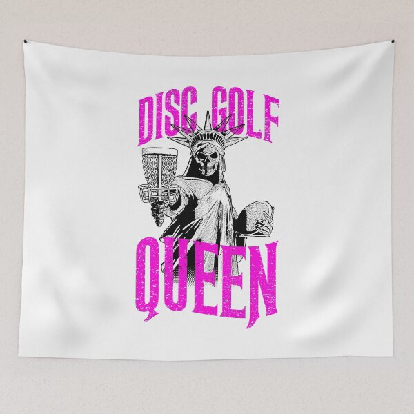 Item preview, Funny Disc Golf Queen Gothic Statue Of Liberty Skeleton designed and sold by GrandeDuc.