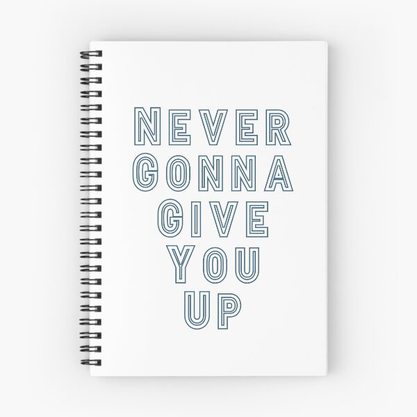 Item preview, Never Gonna Give You Up Text designed and sold by KMGraphics99.