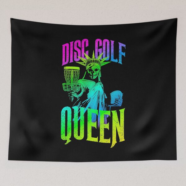 Item preview, Funny Disc Golf Queen Gothic Statue Of Liberty Skeleton designed and sold by GrandeDuc.