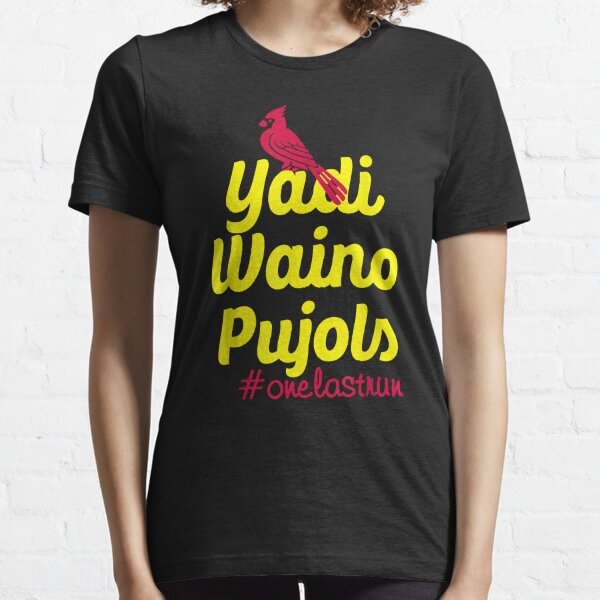 baseball shirt, commemorative legends pujols yadi waino unisex