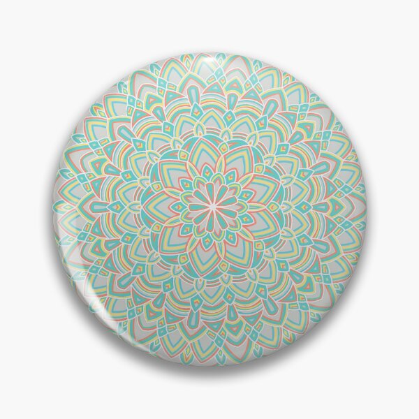 Item preview, Birthdaycake-sprinkles inspired mandala designed and sold by lilletk.