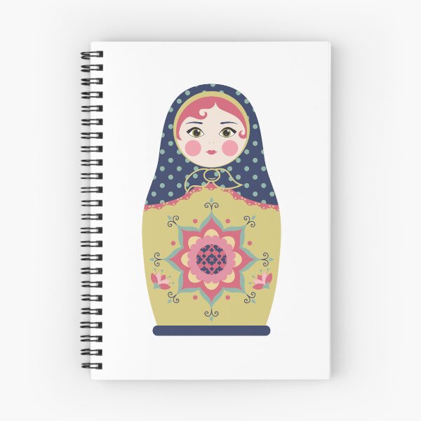 Item preview, Russian Doll Blue and Yellow designed and sold by StudioShine.